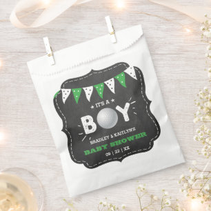 It's A Boy! Golf Themed Co-ed Baby Shower Favour Bags