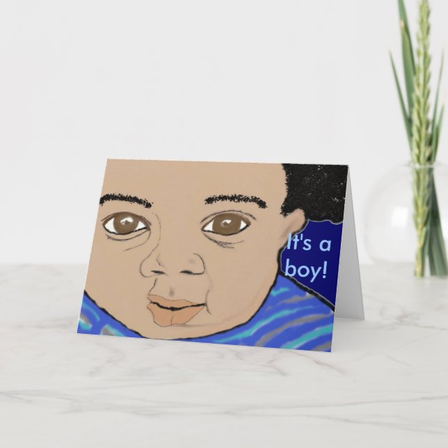 It's a boy greeting Card (Front)