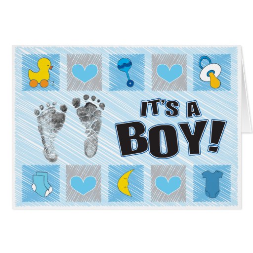 It's A boy Greeting Card | Zazzle