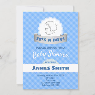 It's A Boy Invitation