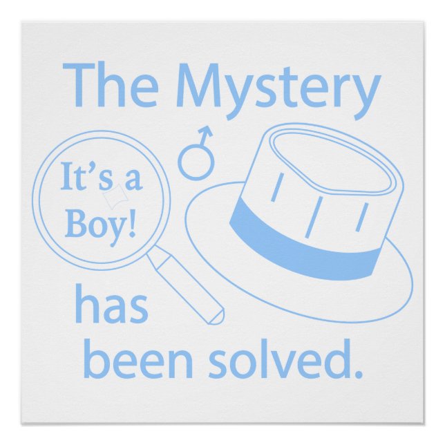 It's a Boy! Mystery Solved Poster (Front)
