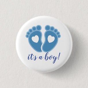 It's a Boy! New Father Button