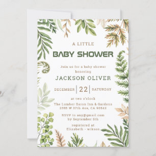 It's a Boy Safari Baby Shower Invitation