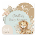 It's a boy Safari Theme Lion Baby Shower