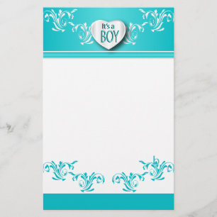 It's a Boy Scrapbooking Stationery