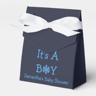 It's A Boy Snowflake Favour Box
