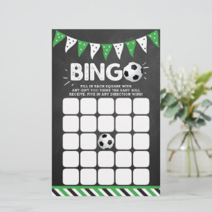 It's A Boy! Soccer Themed Co-ed Baby Shower Bingo