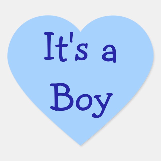 It's a Boy Sticker Seals (Front)