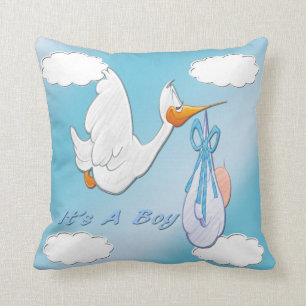 It's A Boy - Stork Keepsake Pillow