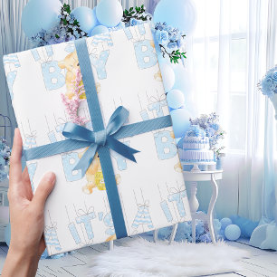 It's a Boy Teddy Bear Baby Shower Wrapping Paper