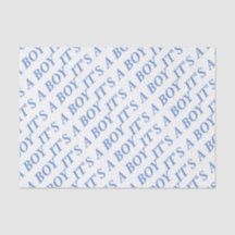 IT'S A BOY tissue paper (blue)