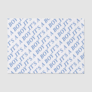 IT'S A BOY tissue paper (blue)