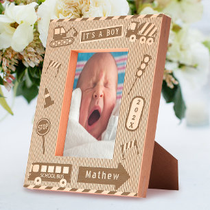 Its a Boy Transportation Etched Frames