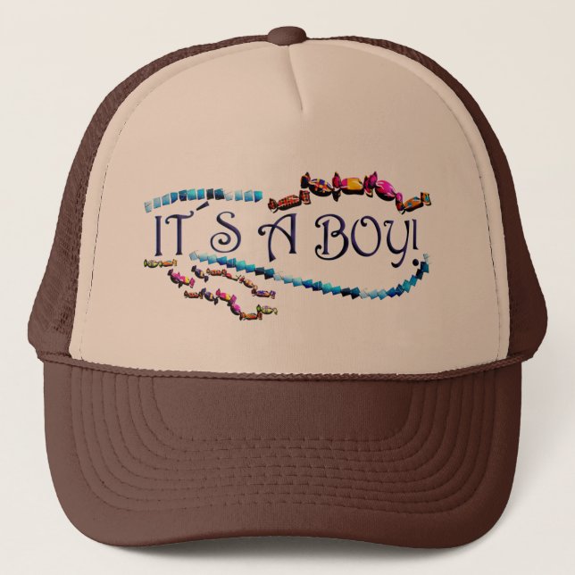 Its a Boy Trucker Hat (Front)