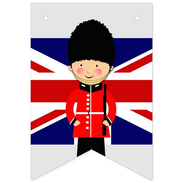 It's A Boy Union Jack Theme Baby Shower Bunting (First Flag)