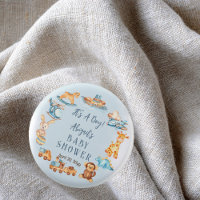 It's A Boy Wooden | Stuffed Toys Baby Shower