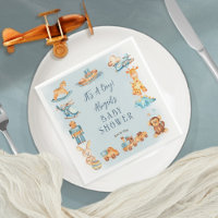 It's A Boy Wooden | Stuffed Toys Baby Shower