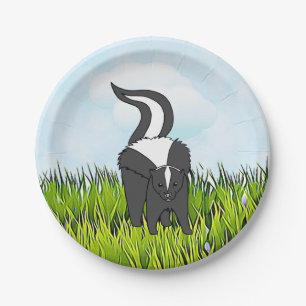 It's a Boy, Woodland Creatures Baby Shower Party Paper Plate