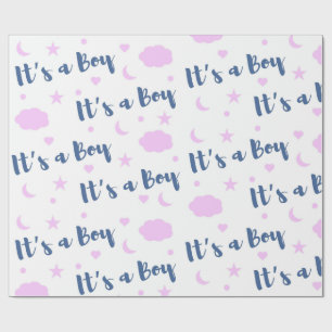 It's A Boy! Wrapping Paper