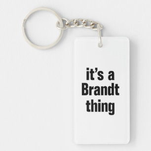 its a brandt thing key ring