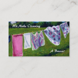 IT'S A BREEZE: LAUNDRY BUSINESS CARD