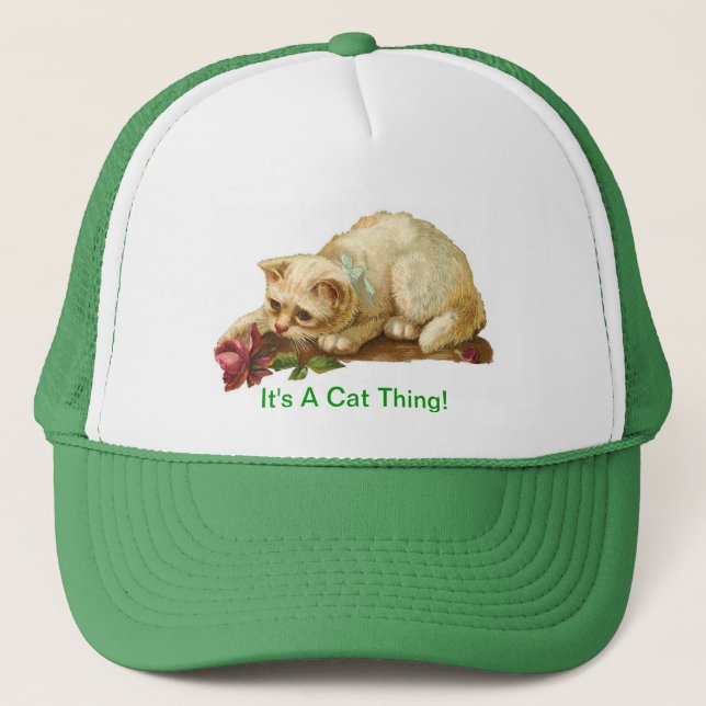 It's A Cat Thing Trucker Hat (Front)