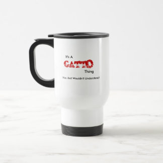 It's A Catto Thing...White Travel Mug