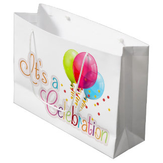 It's A Celebration Large Gift Bag