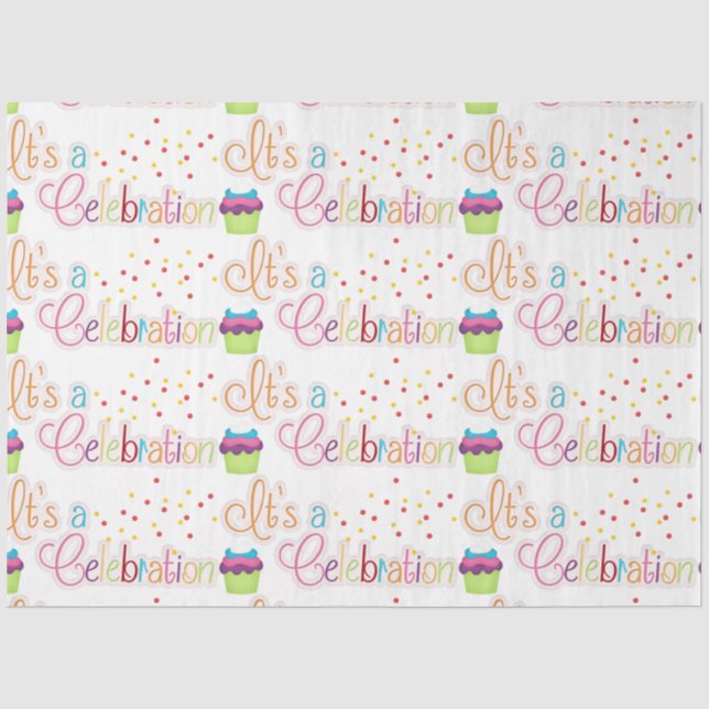 It's A Celebration Tissue Paper (Front)