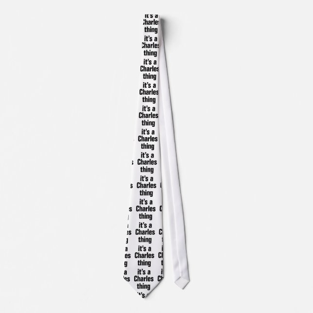 its a charles thing tie (Front)