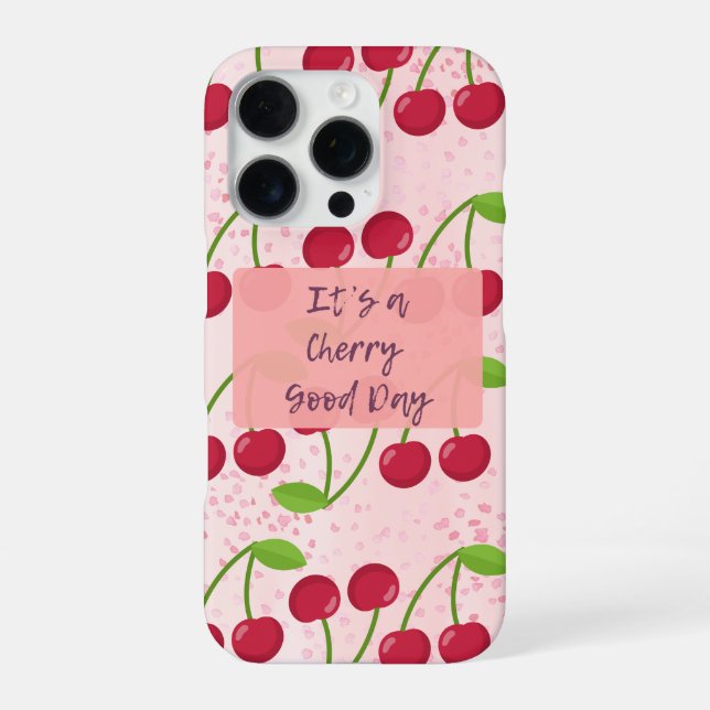 It's a Cherry Good Day iPhone Case (Back)