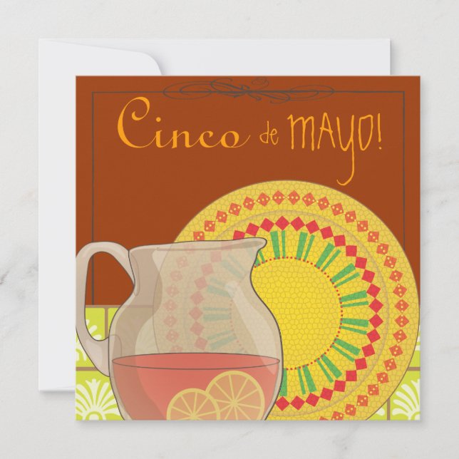 It's a Cinco de Mayo Party Fiesta Invitation (Front)
