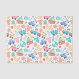 It's a Colourful Baby Shower Light Tissue Paper