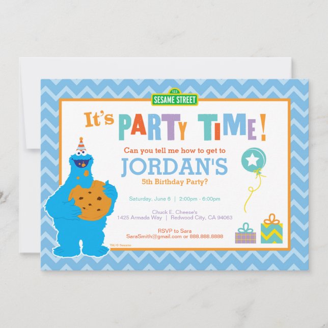 It's a Cookie Party Invitation (Front)