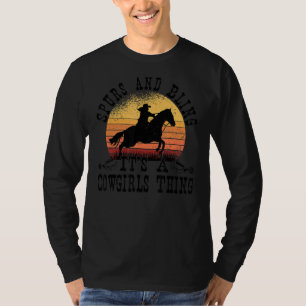It's A Cowgirls Thing Cowgirl Rodeo Barrel Racing T-Shirt
