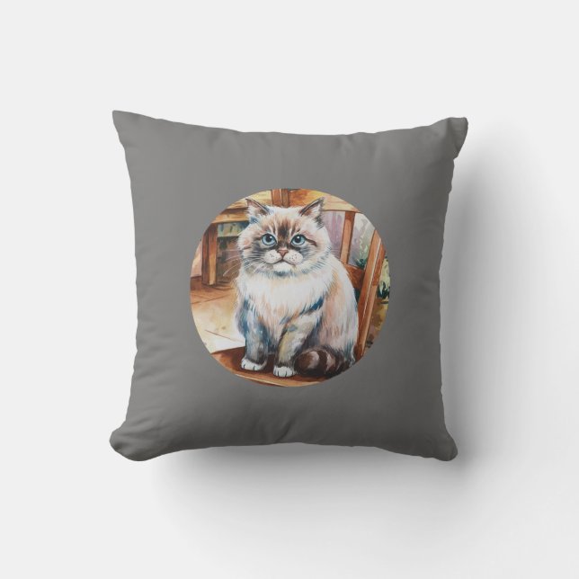 It's a cute throw pillow. cushion (Front)