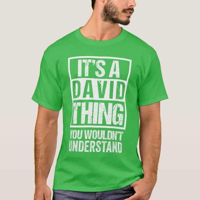 Its A Davidhing You Wouldnt Understand boy T-Shirt (Front)