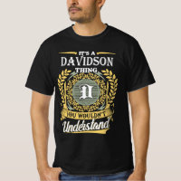 It's A Davidson Thing You Couldn't Understand