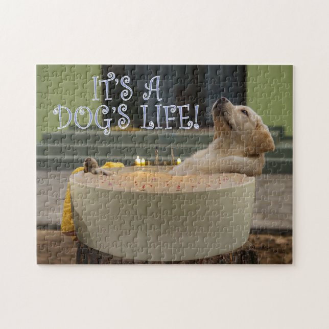 It's a dogs life jigsaw puzzle (Horizontal)