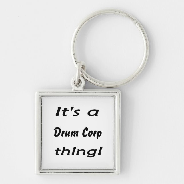 It's a drum corp thing! key ring (Front)