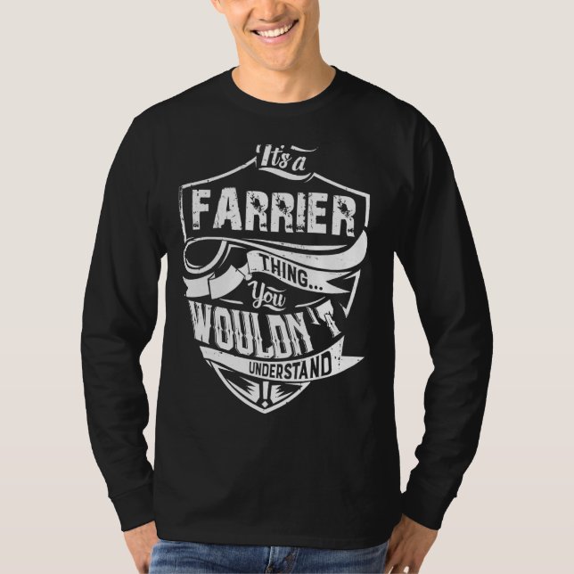 It's A Farrier Thing You Wouldn't Understand Vinta T-Shirt (Front)