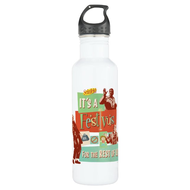 It's a Festivus for the Rest of Us 710 Ml Water Bottle (Front)