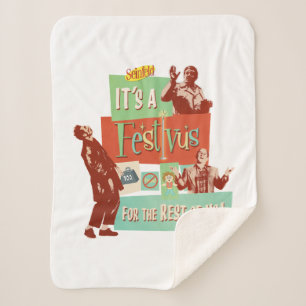 It's a Festivus for the Rest of Us Sherpa Blanket