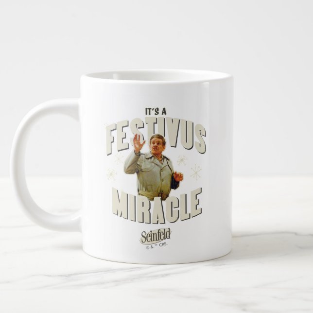 It's a Festivus Miracle Large Coffee Mug (Left)