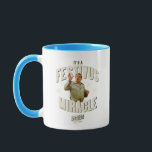 It's a Festivus Miracle Mug<br><div class="desc">Gather 'round the aluminum pole and celebrate the most unexpected moments of the season with this "It's a Festivus Miracle!" graphic. Featuring the legendary Frank Costanza in his peak holiday form, this design captures the hilarious energy of the Seinfeld holiday we all know and love. With its retro sunburst background...</div>