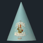 It's a Festivus Miracle Party Hat<br><div class="desc">Gather 'round the aluminum pole and celebrate the most unexpected moments of the season with this "It's a Festivus Miracle!" graphic. Featuring the legendary Frank Costanza in his peak holiday form, this design captures the hilarious energy of the Seinfeld holiday we all know and love. With its retro sunburst background...</div>