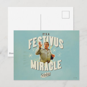 It's a Festivus Miracle Postcard