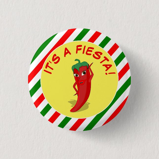 It's A Fiesta 3 Cm Round Badge (Front)