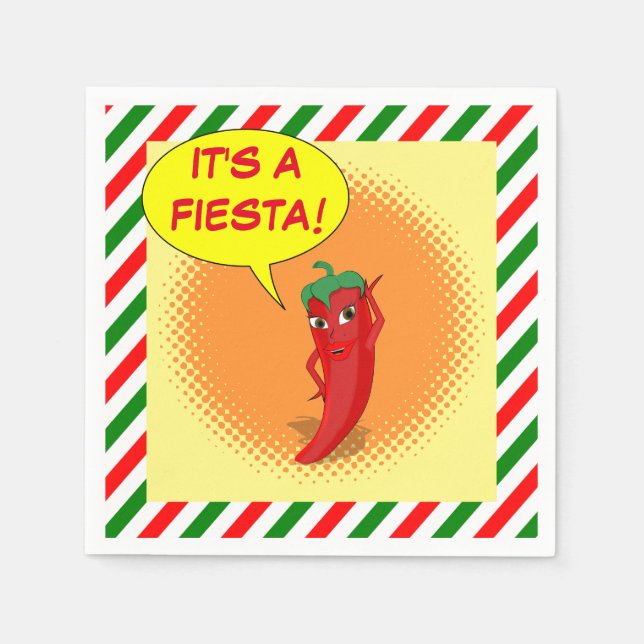 It's A Fiesta Napkin (Front)