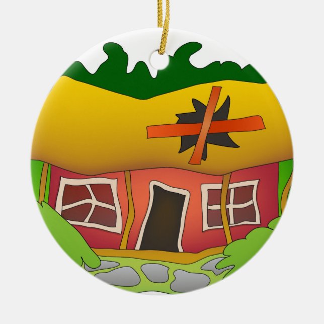 It's a Fixer Upper Ceramic Tree Decoration (Front)